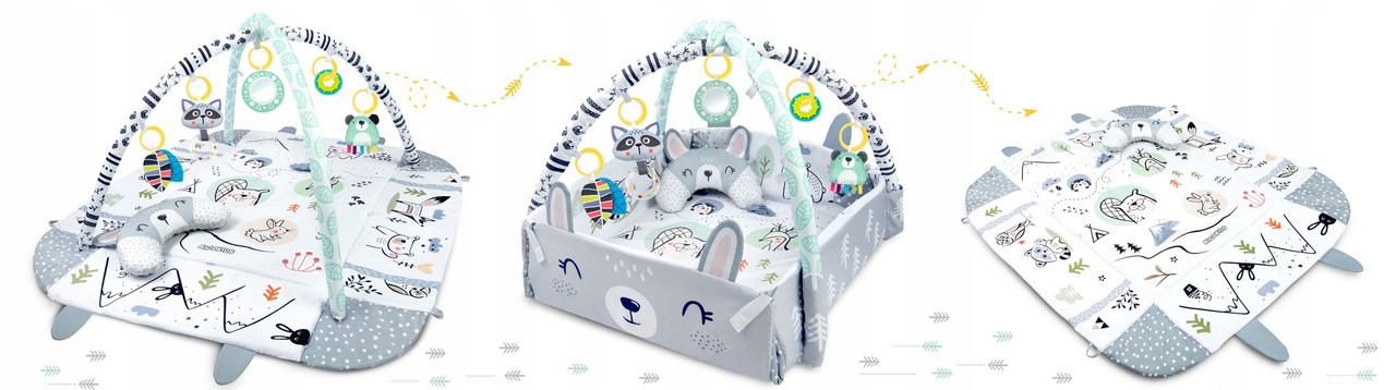 Характеристики Развивающий коврик 110х100см RICOKIDS