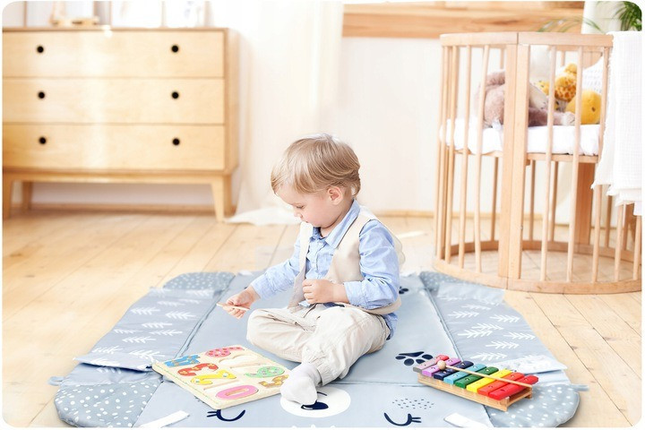 Описание Развивающий коврик 110х100см RICOKIDS