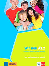 WIR neu A1.2 Lehrbuch und Arbeitsbuch mit Audio-CD / Комплект (підручник + зошит)