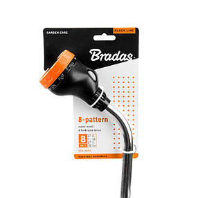 Зрошувач ручний з насадкою 8-функціональний,
з клапаном, 83 см, BLACK LINE, ECO-4450, фото 3