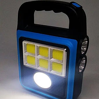 Лампа SH 8020 Multi Source Solar rtable Lamp с повербанком. Переносной фонарь светодиодный прожектор.