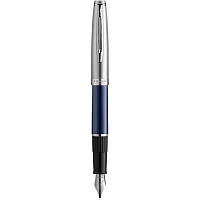 Ручка перьевая Waterman EMBLEME Blue CT FP F 13 501 MK official