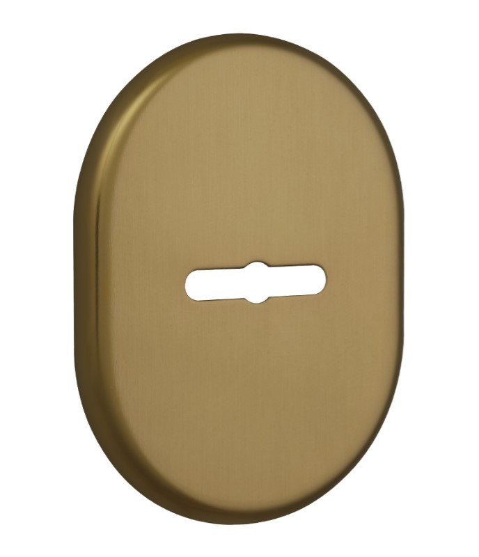 Щиток під ключ DISEC KT090 MATRIX OVAL з прихованою шторкою бронза (Італія)
