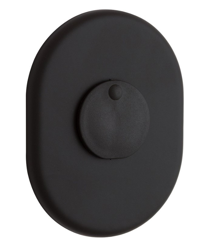 Накладка DISEC KT088 MATRIX OVAL чорний зі шторкою (Італія)