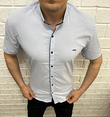 Сорочка чоловіча ARMA M-XXL 1387, Колір Блакитний, Міжнародний розмір XL, Розмір чоловічого одягу (RU) 50