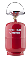 Баллон газовый кемпинг 12л. Intertool плита с горелкой, газовая горелка туристическая,