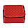 Органайзер з екошкіри 35х30х30 червоний Bags Pride, саквояж, сумка бокс у багажник авто, фото 2