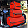Органайзер з екошкіри 35х30х30 червоний Bags Pride, саквояж, сумка бокс у багажник авто, фото 9