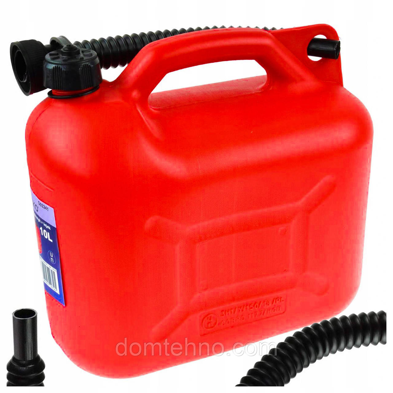 Каністра пластикова 10л + лійка GEKO G03241