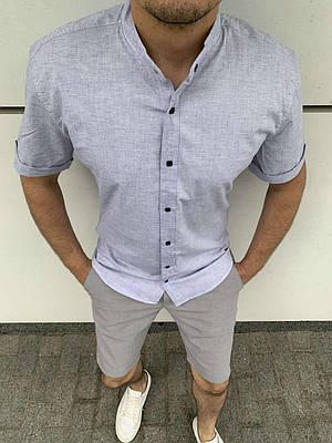 Сорочка чоловіча ARMA L-XXL арт.1536, Колір Сірий, Міжнародний розмір L, Розмір чоловічого одягу (RU) 48