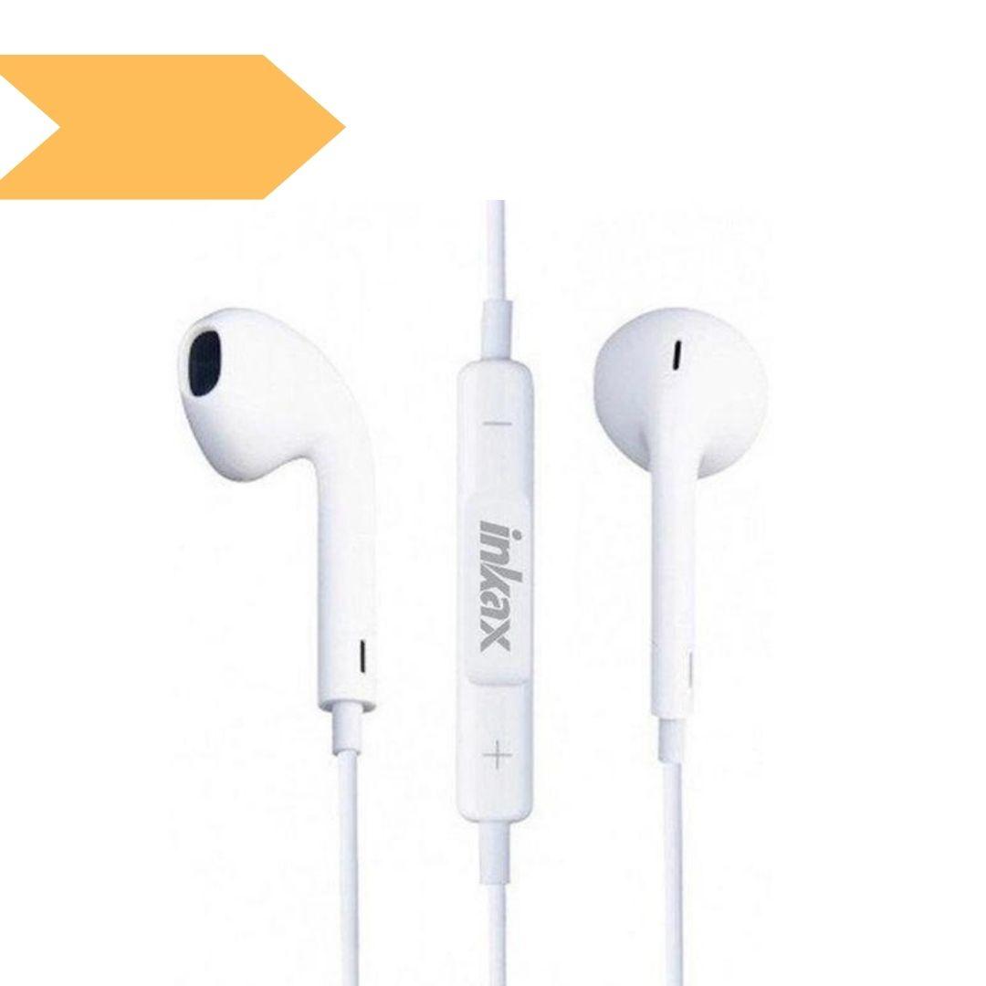 Провідні навушники вкладки з мікрофоном XPRO Inkax OE-10 білі (MER-13604_251), фото 1