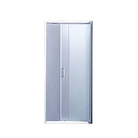 Душевая дверь в нишу Lidz Zycie SD120x185.CRM.FR, стекло Frost 5 мм Baumar - Знак Качества