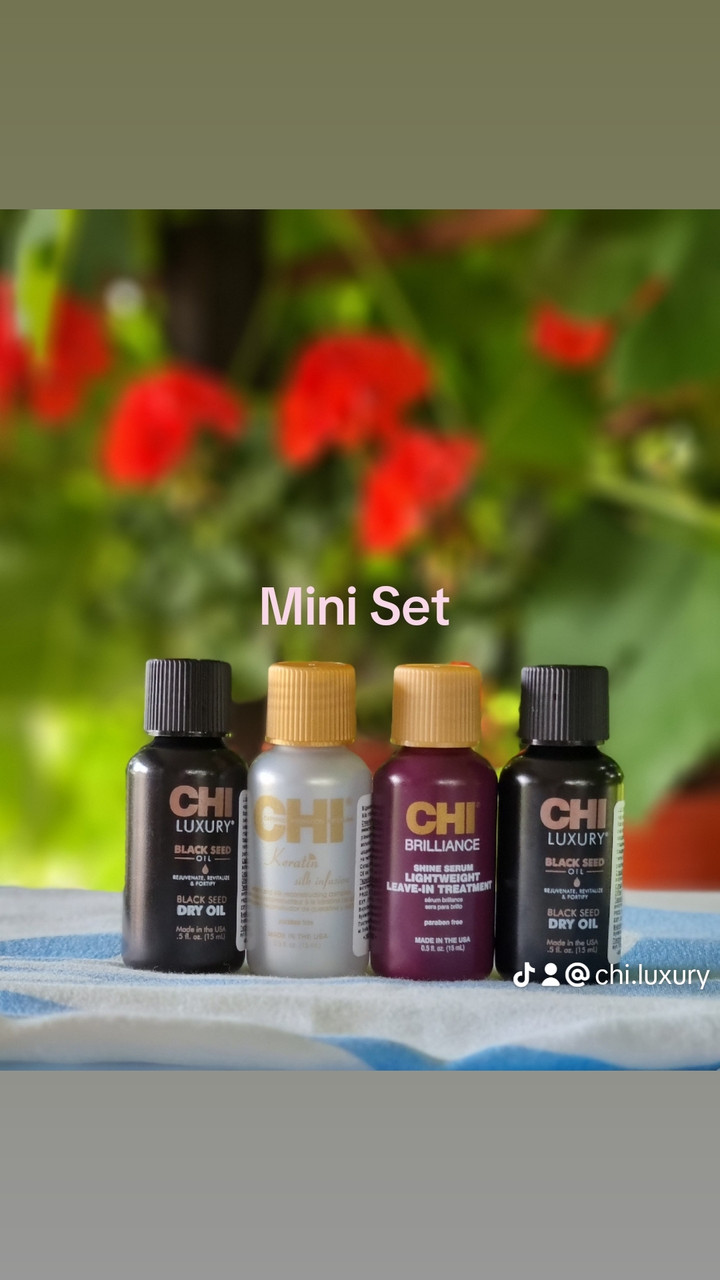 Набір з 4 шовків і олій CHI, фото 1