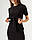 Медична сукня жіноча Скарлетт чорна, фото 7