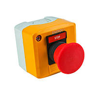 Пост кнопочный ENERGIO XAL-D164 СТОП грибок красный NC (XAL-D164H29)