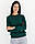 Медичний світшот Нью-Йорк жіночий темно-зелений, фото 6