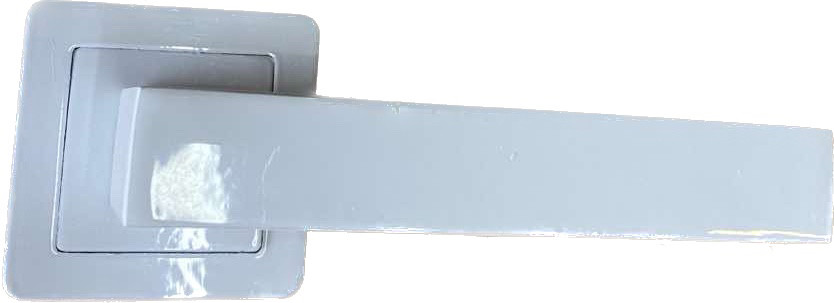 Ручки на розетці для міжкімнатних дверей Paladii Jasmine AL PW (white) білий, фото 1