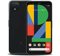 Смартфон Google Pixel 4 XL 6/64 Just Black, Snapdragon 855, экран 6.3" OLED, 12,2+16/8Мп, NFC, 1sim, 4G (LTE)