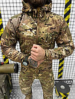 Весенняя тактическая куртка Soft Shell мультикам, Тактическая куртка Multicam, XL