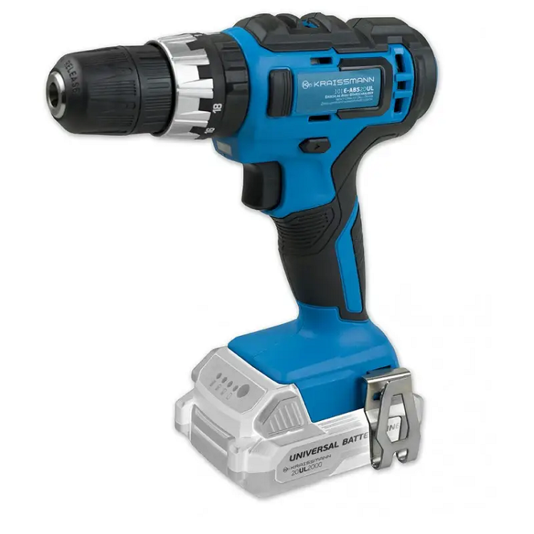 Акумуляторний шурупокрут Kraissmann 101E ABS 20UL (Ударний), фото 1