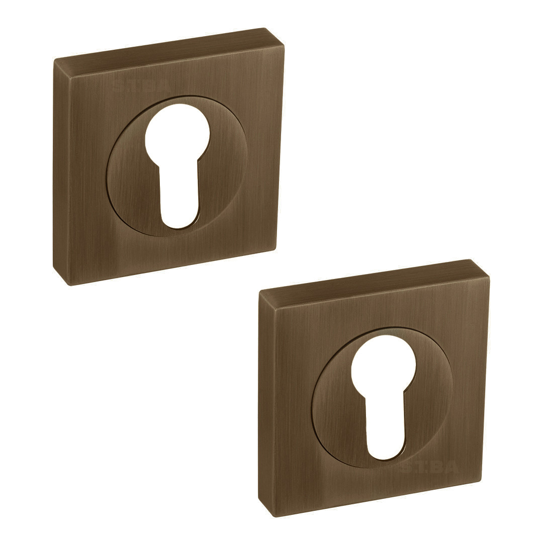 Накладка на циліндр замку Siba R03 матова кава (Туреччина)