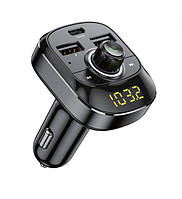 Трансмітер FM-модулятор + заряджання 4you Smart X3 (PD 30W+ 2 USB, PPS, MP3, bt 5.0)
