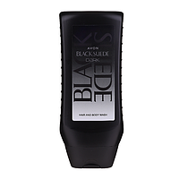 Шампунь-гель для душа Мужской Black Suede Dark (250 мл) Avon Блэк Сайд Дарк Эйвон