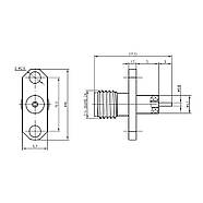 Кабель антений MMCX прямий - RP-SMA Female (мама) 15 см розетка перехідник пігтейл, для FPV, антен, модемів, фото 5