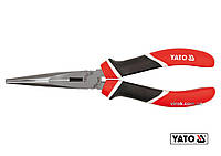 Плоскогубцы удлиненные прямые 200 мм, трехцветные ручки YATO YT-1944 Baumar - Знак Качества