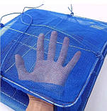 Посилена сітка для сушки риби, фруктів, грибів на 5 секцій 50х50х97 см Синя, сетка сушилка., фото 9
