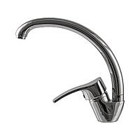 Змішувач для кухні Globus Lux QUEENSLAND GLQU-0203S латунь на гайці(картридж Sedal) Baumar - Знак Якості