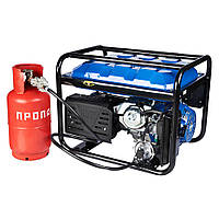 EnerSol EPG-5500SEL Гібридний газобензиновий генератор 5 кВт Електростартер AVR Мідна обмотка