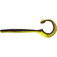 Силикон Westin Ned Worm Curl 12cm 3g Black/Chartreuse (5шт/уп) (167388) P187-563-014