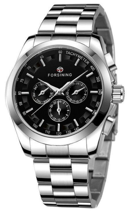 Чоловічий годинник Forsining Walker Steel, фото 1