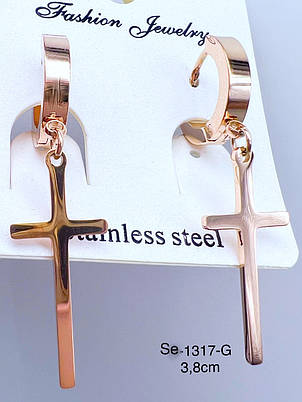 Сережки Stainlees Steel, фото 2