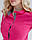 Медичний комбінезон жіночий Даллас рожевий з сірою строчкою, фото 5