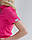 Медичний комбінезон жіночий Даллас рожевий з сірою строчкою, фото 6