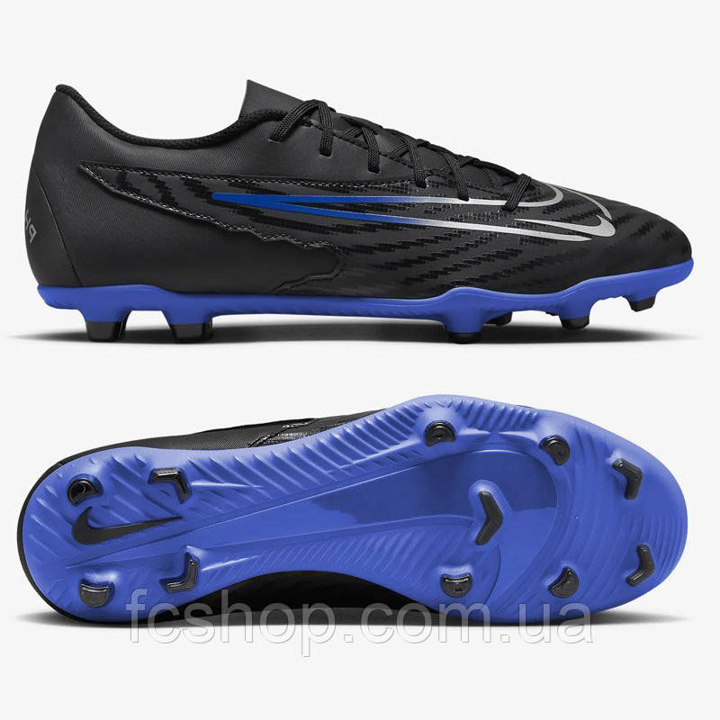 Бутси футбольні Nike Phantom GX Club MG DD9483-040, Чорний, Розмір (EU) — 44