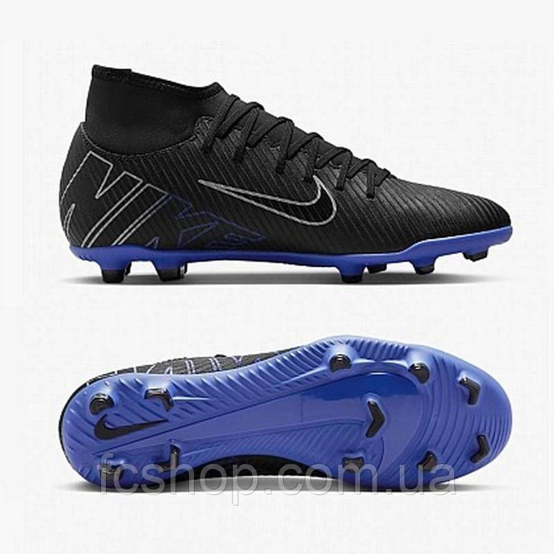 Бутси Nike Mercurial SUPERFLY 9 CLUB FG/MG DJ5961-040, Чорний, Розмір (EU) — 40.5, фото 1