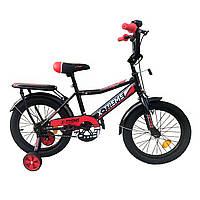 Велосипед детский X-Treme Storm 1601, 16'' (черно-красный)