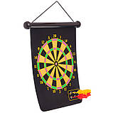 Магнітна мішень для гри в дартс Baili двостороння 32x40 см, фото 2