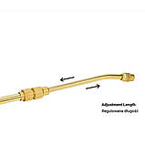 Телескопічний латунний наконечник з ручкою, 
55-81см, ASA01-5581, фото 2