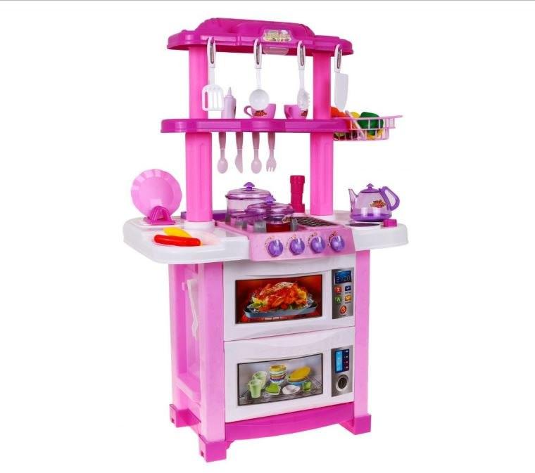 Кухня детская большая Игровой набор кухонные приборы 768A/B - фото 2 - id-p1910071438