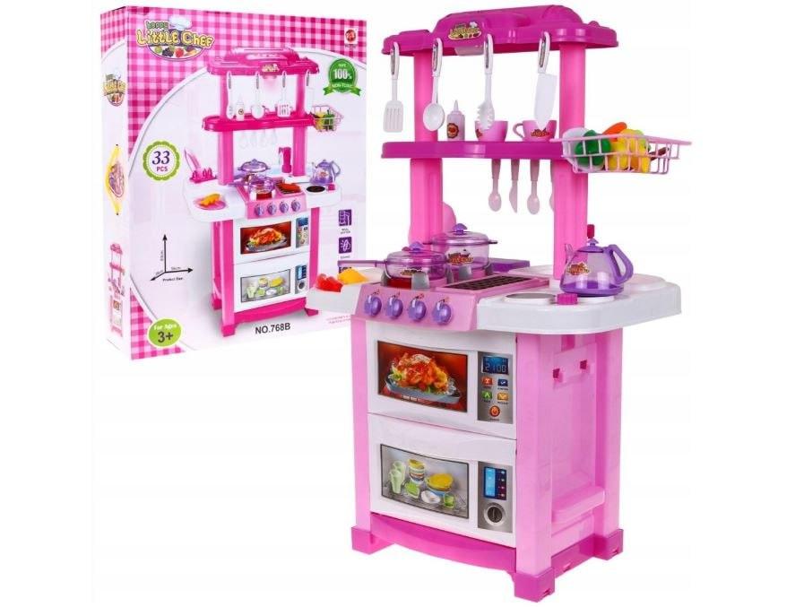 Кухня детская большая Игровой набор кухонные приборы 768A/B - фото 4 - id-p1910071438