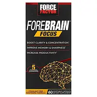 Формула для мозку і пам'яті Forebrain Focus 60 капс Force Factor США