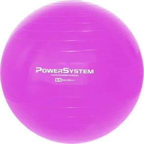 М'яч для фітнесу та гімнастики Power System PS-4011 55 cm Pink, фото 1