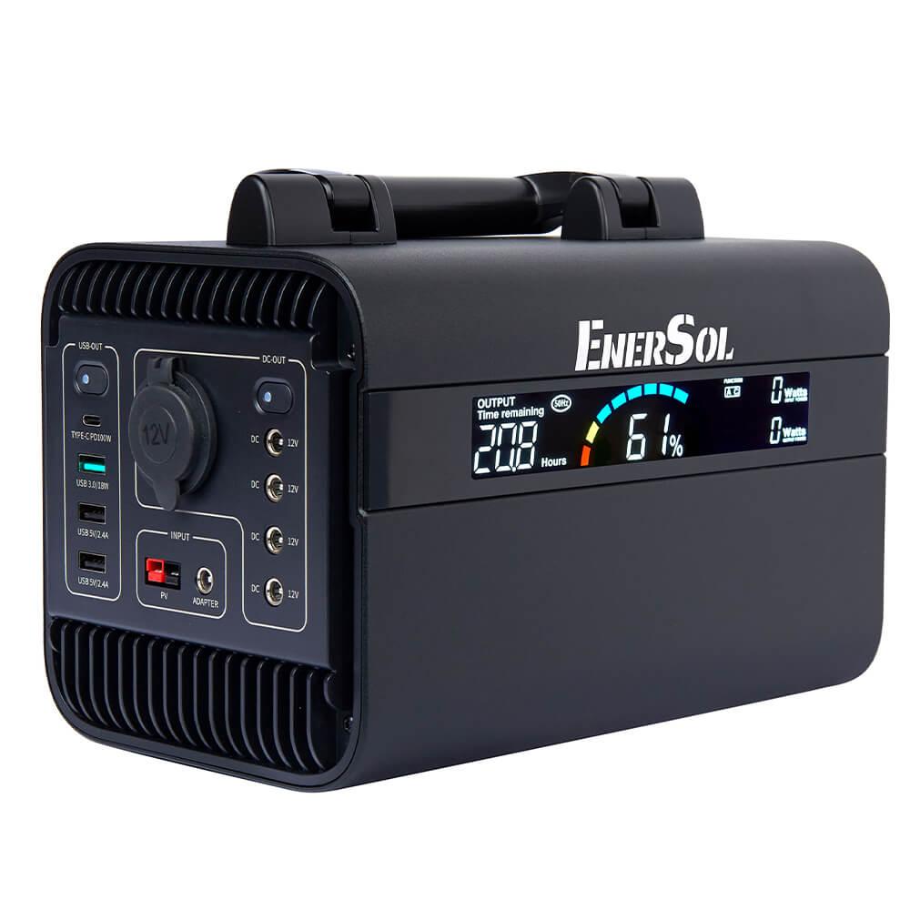 EnerSol EPB-300N Зарядна станція 296 Вт/год 80 А/год 2*USB,1*USB 3.0,1*Type C,4*DC 12V