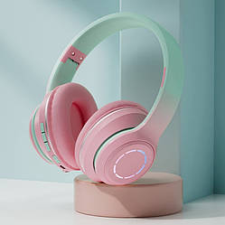 Бездротові навушники з підсвіткою SN-36 рожевий