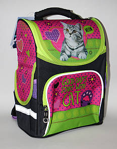 Рюкзак шкільний для 1-2 класу "Кіт"