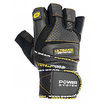 Рукавички для фітнесу Power System PS-2810 Ultimate Motivation Black/Yellow Line XL, фото 3